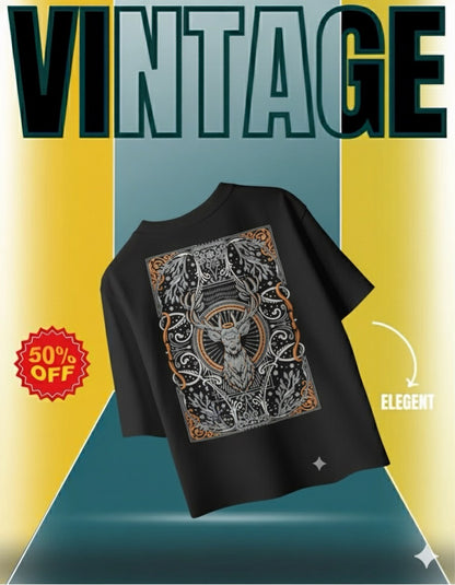 In a race between a lion and a deer, the deer will often win  OVERSIZED PREMIUM T SHIRT