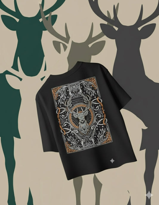 In a race between a lion and a deer, the deer will often win  OVERSIZED PREMIUM T SHIRT